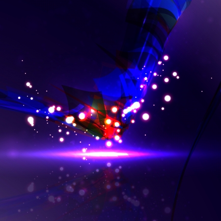 Abstract background  Creative dynamic element, shiny space illustration の写真素材