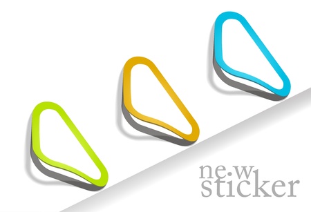 Design elements, badge advertise stickerの写真素材