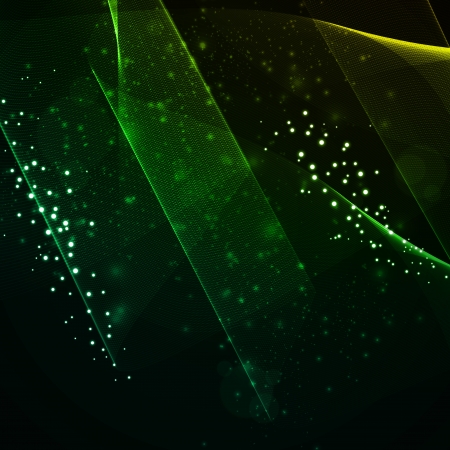 Abstract background, shiny space, futuristic wave illustrationの写真素材
