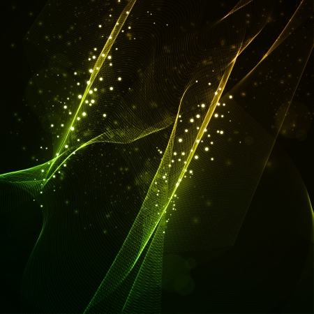 Abstract background, shiny space, futuristic wave illustrationの写真素材