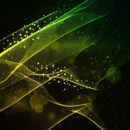 Abstract background, shiny space, futuristic wave illustrationの写真素材