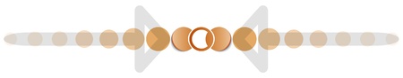 Progress indicators loading, internet connectの写真素材