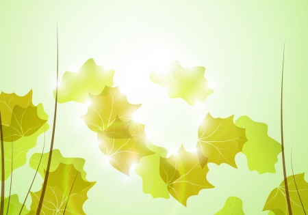 Autumn background, colorful environment leaf, season posterの写真素材