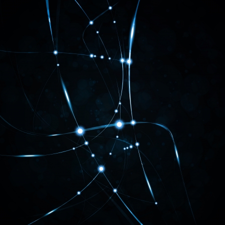 Abstract background, shiny space, futuristic wave illustrationの写真素材