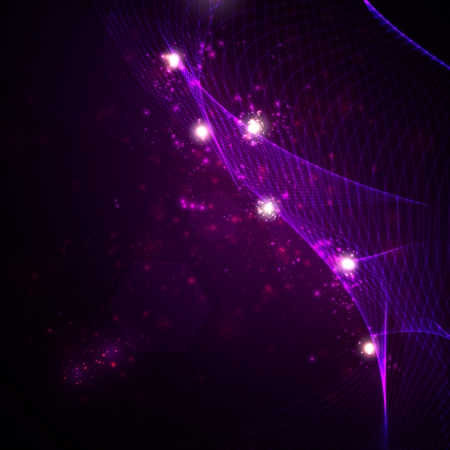 Abstract  background, shiny space, futuristic wave illustrationの写真素材