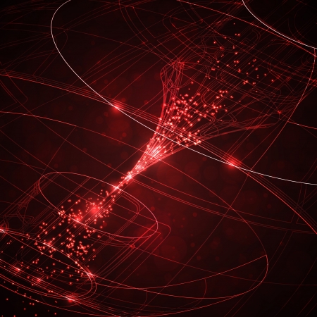 Abstract technology,  technical drawing, shiny space backgroundの写真素材