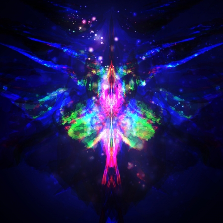 Abstract background, futuristic colorful stylish illustrationのイラスト素材