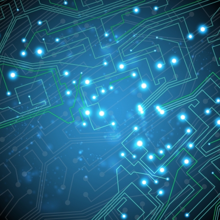 circuit board background, technology illustrationのイラスト素材