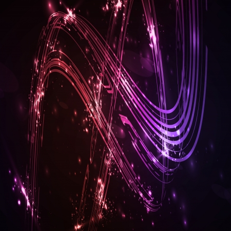 Abstract background, futuristic wave illustration のイラスト素材