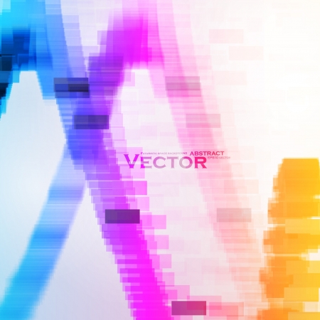 Abstract vector background, colorful elements - editable eps10 のイラスト素材