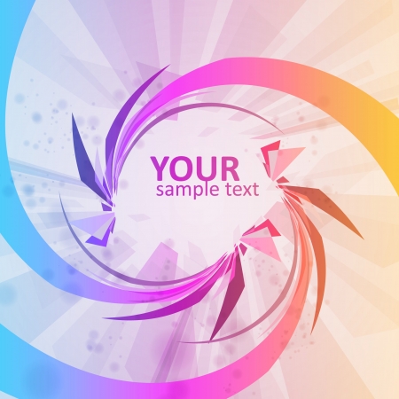 Abstract vector background, colorful elementsのイラスト素材