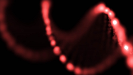 Abstract DNA, futuristic molecule, cell illustration の写真素材