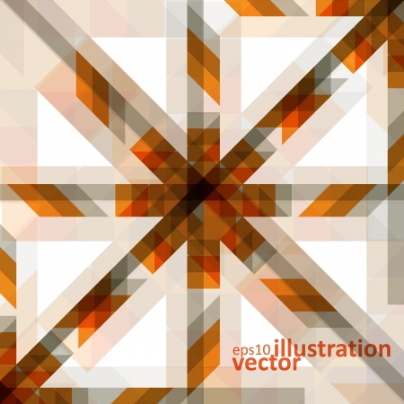 Colorful abstract vector background, futuristic geometric shapes illustration のイラスト素材