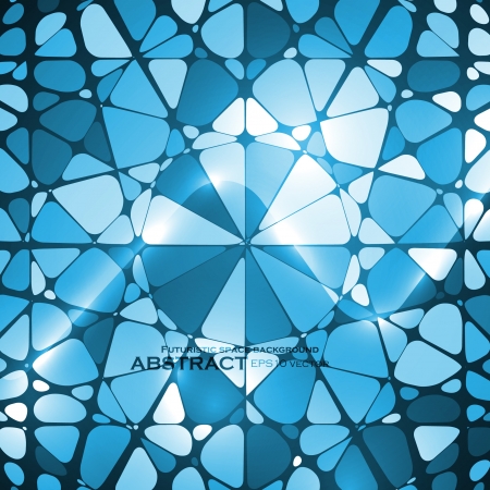 Colorful abstract vector background, creative mosaic illustrationのイラスト素材