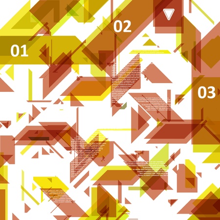 High Tech design for infographics, website template, vector illustration のイラスト素材
