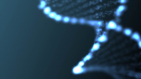 Abstract DNA, futuristic molecule, cell illustration の写真素材