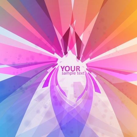 Abstract vector background, colorful elements のイラスト素材