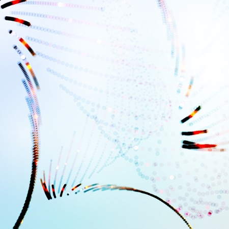 Abstract colorful background, creative futuristic wavy illustration  の写真素材