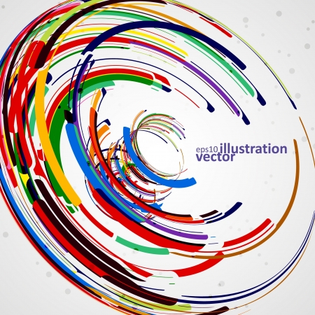 Futuristic abstract shape illustration, technology vector background のイラスト素材