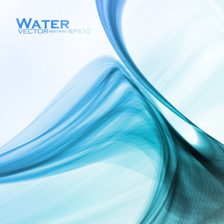 Abstract water background, vector wave illustration eps10のイラスト素材