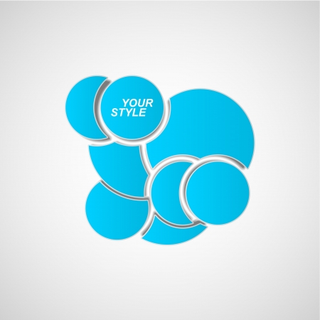 High Tech design for science, abstract style symbol, vector illustration eps10のイラスト素材