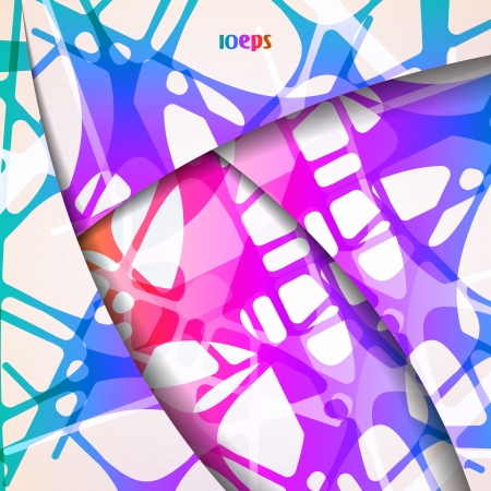 Colorful vector background, abstract style illustration eps10のイラスト素材