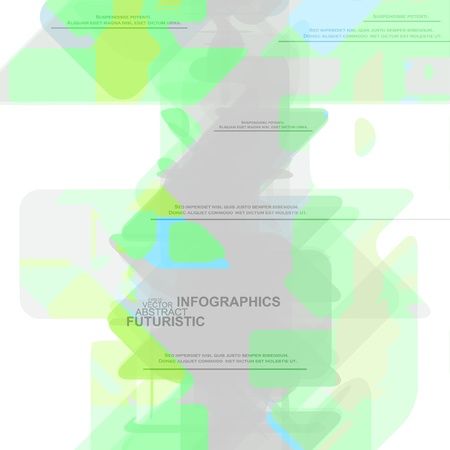 High Tech design for infographics, website template, vector illustration eps10.のイラスト素材