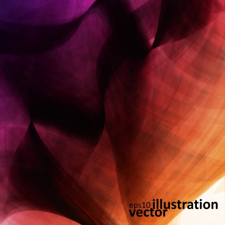 Colorful abstract vector background, futuristic wavy illustration eps10.のイラスト素材