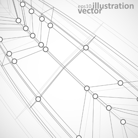 Abstract vector background, technology illustration, stylish eps10のイラスト素材