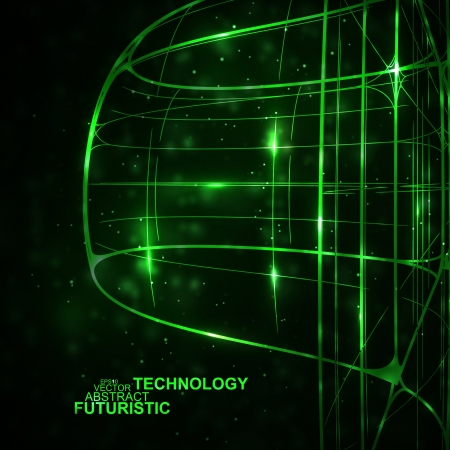 Abstract technology, vector technical drawing, shiny space background eps10のイラスト素材