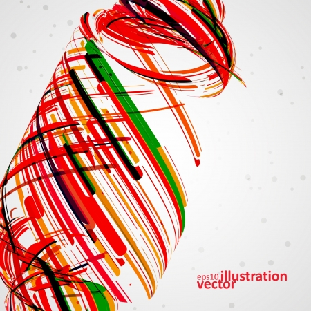 Futuristic abstract shape illustration, technology vector background eps10のイラスト素材
