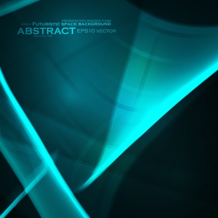 Abstract vector background, futuristic wavy illustration, colorful element - editables eps10.のイラスト素材