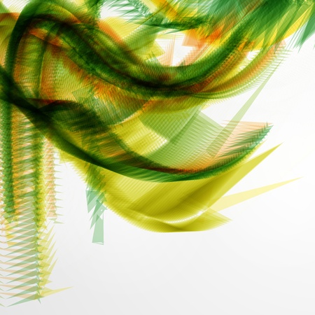 Abstract  background, futuristic colorful wavy illustrationの写真素材
