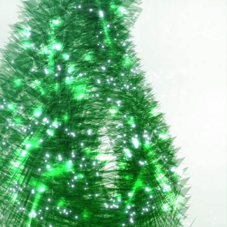 Abstract Christmas tree, creative  background  の写真素材