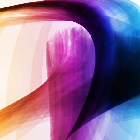 Colorful abstract background, futuristic wavy illustration.のイラスト素材