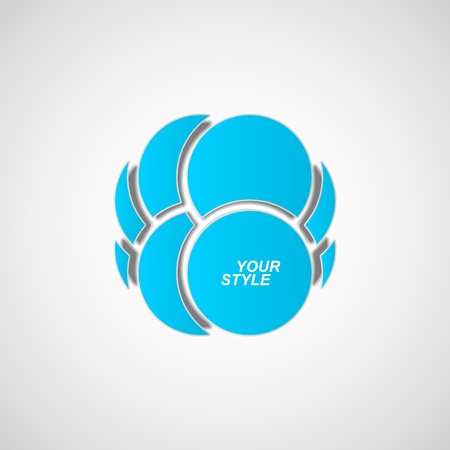High Tech design for science abstract style symbolのイラスト素材