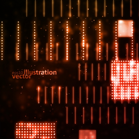 Abstract background creative technology light neon Illustrationsのイラスト素材