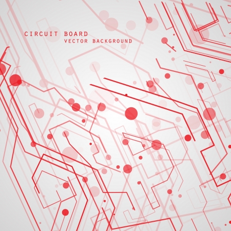 Circuit board background technology illustrationのイラスト素材