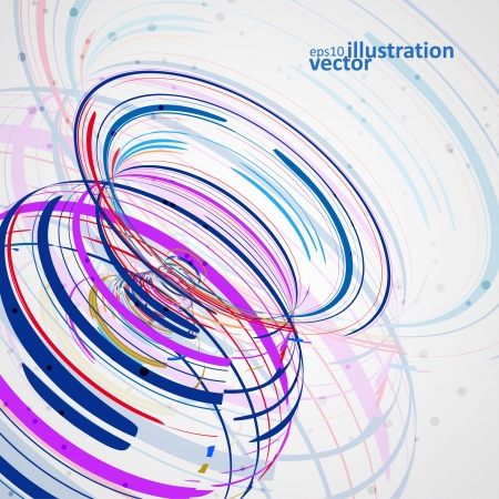 Colorful elements background creative style illustrationのイラスト素材