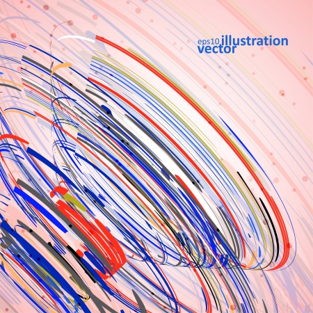Colorful elements background creative style illustrationのイラスト素材