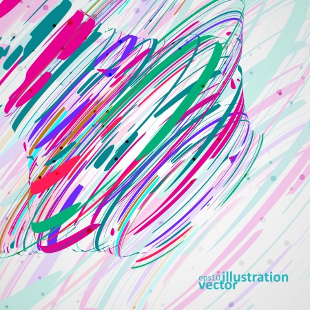Colorful elements background creative style illustrationのイラスト素材