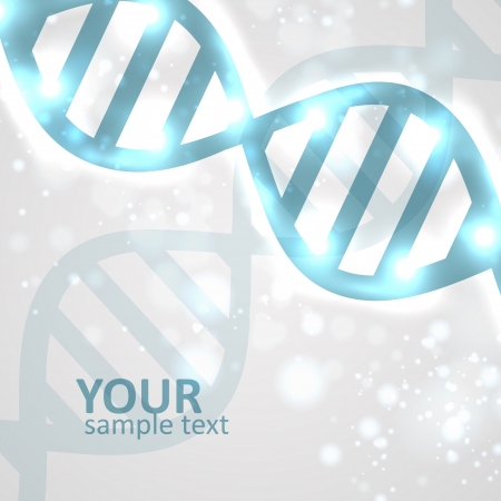Abstract DNA futuristic molecule cell illustrationのイラスト素材