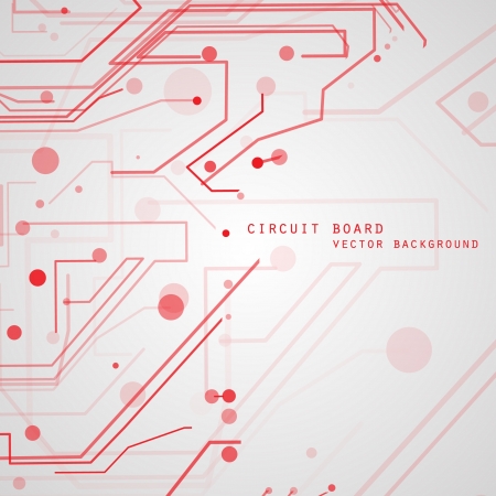 Circuit board vector background, technology illustration のイラスト素材
