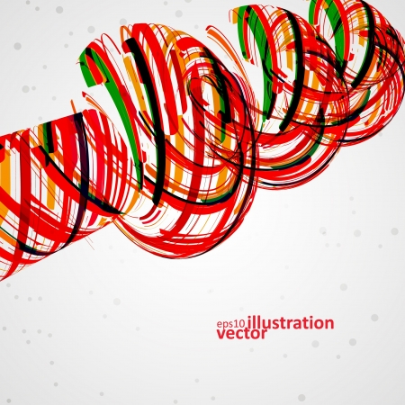 Futuristic abstract shape illustration, technology vector background のイラスト素材