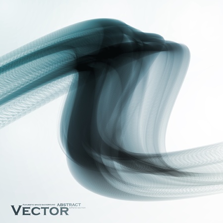 Abstract vector background, futuristic colorful wavy illustration のイラスト素材