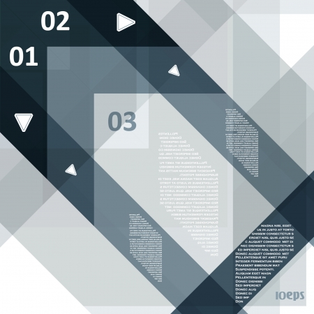 High Tech design for infographics, website templateのイラスト素材