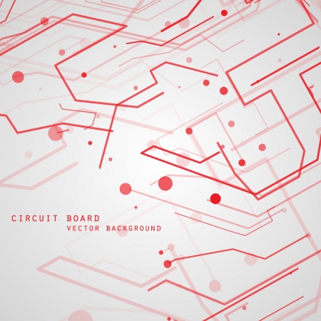 Circuit board vector background, technology illustrationのイラスト素材