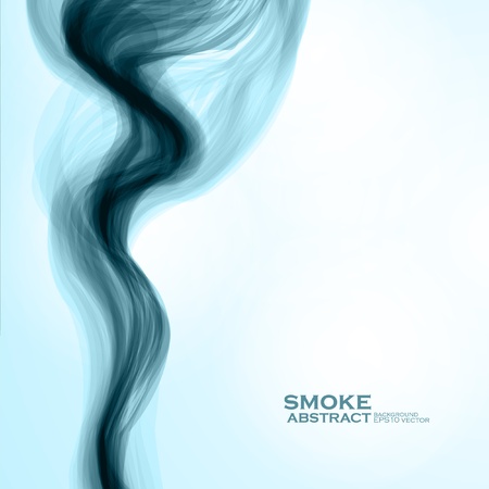 Blue smoke background  Abstract  vector illustration のイラスト素材