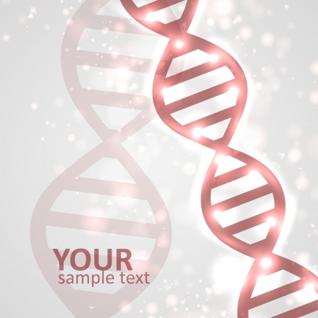 Abstract DNA, futuristic molecule, cell illustration のイラスト素材