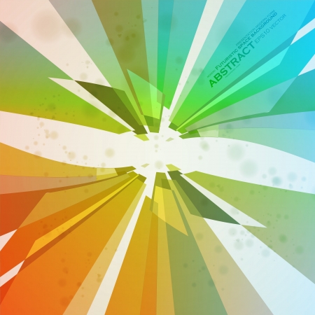 Colorful abstract vector background, creative futuristic illustration のイラスト素材